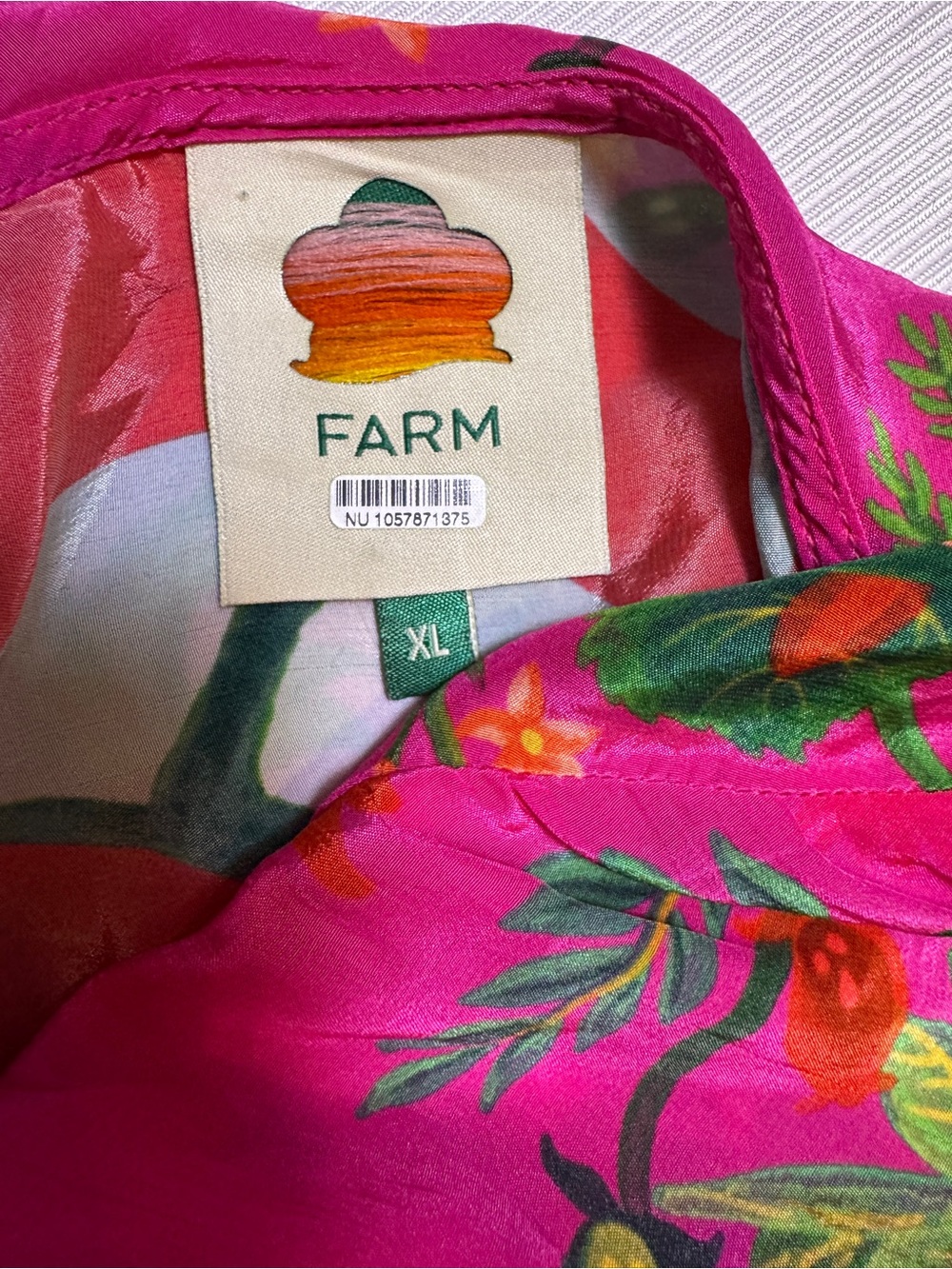 FARM Rio Tropical Ruffle One Shoulder Midi Maxi Dress XL See Description 🙏🏼 - Picture 15 of 16